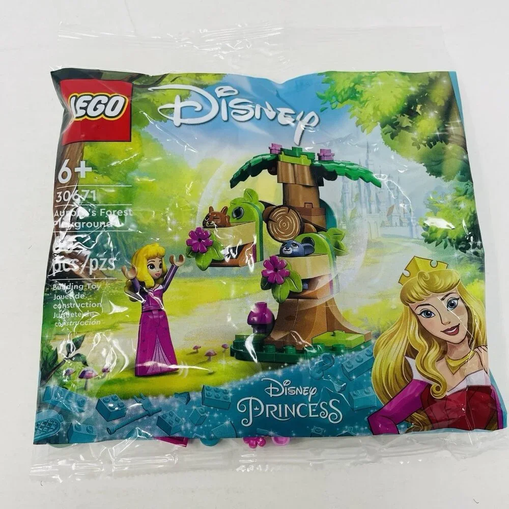 Lego Disney Aurora's Forest Playground Brick Building Set 30671 Ages 6+ 60 Piece